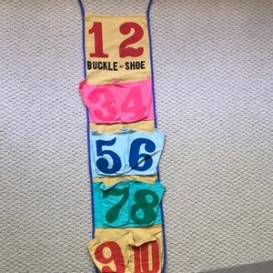 Adorable children’s shoe bag. Between 8-16 shoes.